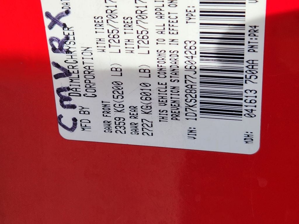 2007 Dodge Ram 2500 SLT/TRX4 Off Road/Sport/Power Wagon