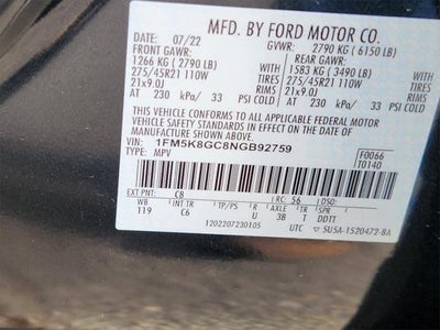 2022 Ford Explorer ST