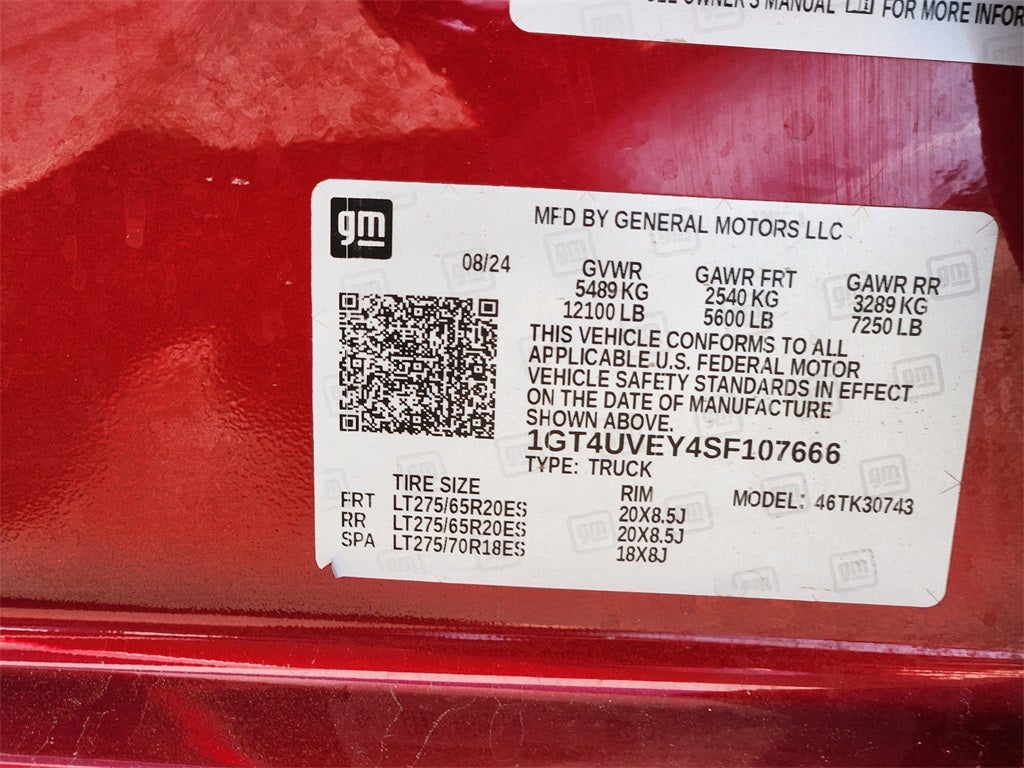 2025 GMC Sierra 3500HD 4WD Crew Cab Standard Bed AT4