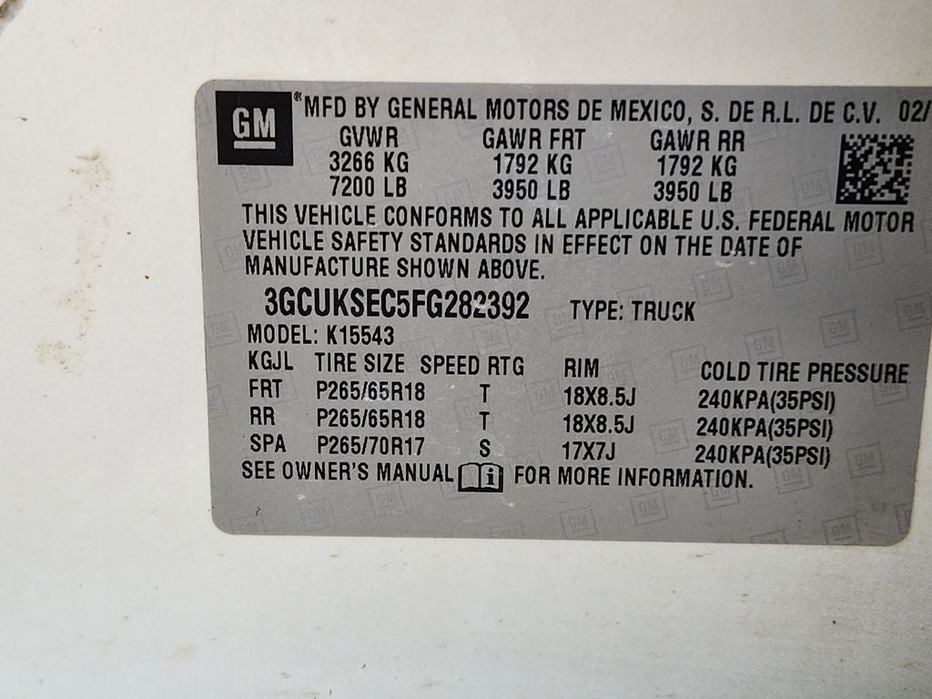 2015 Chevrolet Silverado 1500 2LZ
