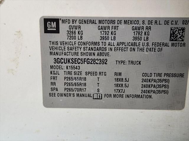 2015 Chevrolet Silverado 1500 2LZ