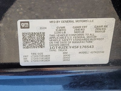 2025 GMC Sierra 2500HD AT4X