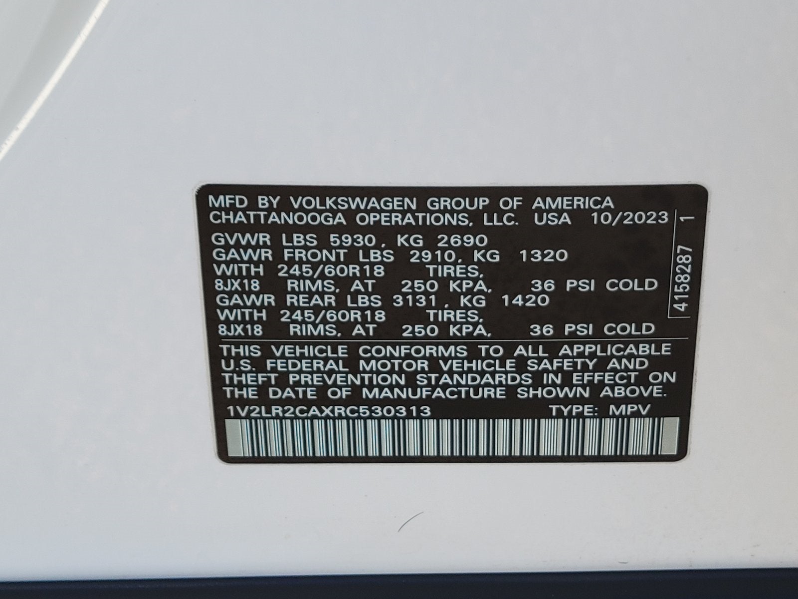 2024 Volkswagen Atlas 2.0T SE