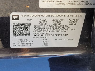 2023 GMC Sierra 1500 AT4
