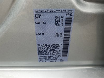 2025 Nissan Altima SV