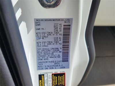 2026 Nissan Frontier S