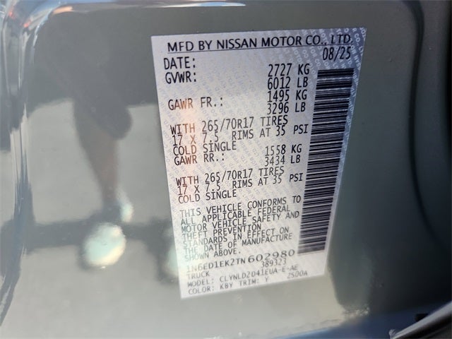 2026 Nissan Frontier PRO-4X