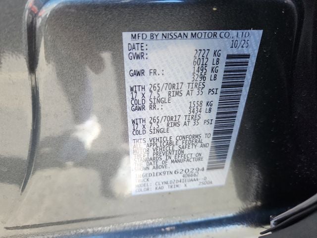 2026 Nissan Frontier PRO-4X