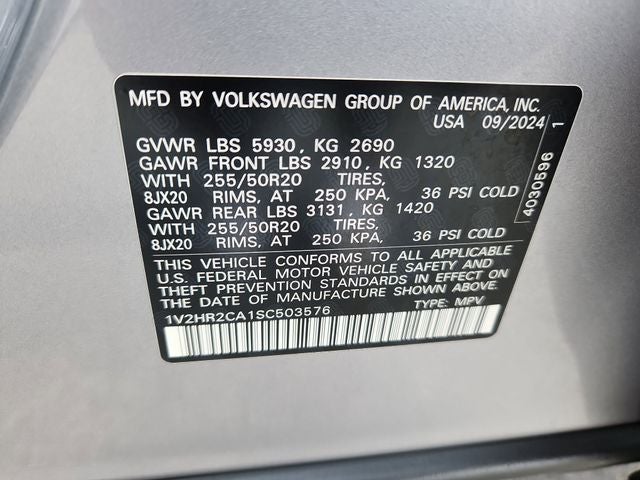 2025 Volkswagen Atlas 2.0T SE w/Technology