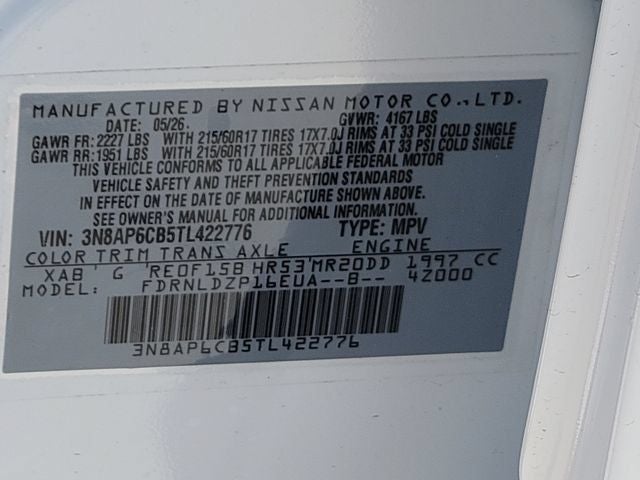 2026 Nissan Kicks SV