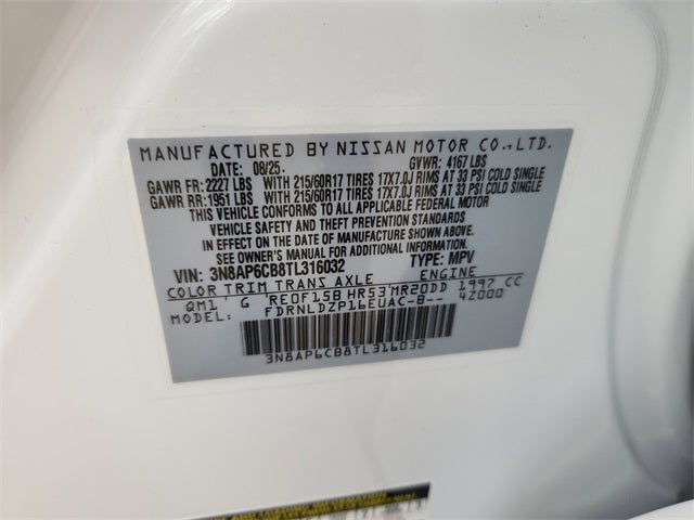 2026 Nissan Kicks SV