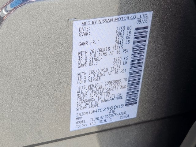 2026 Nissan Pathfinder Rock Creek