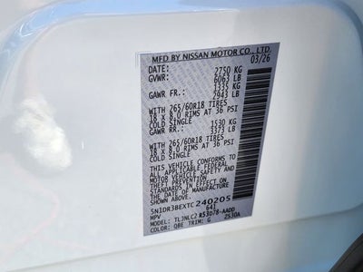 2026 Nissan Pathfinder Rock Creek