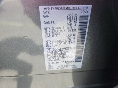 2026 Nissan Pathfinder Rock Creek