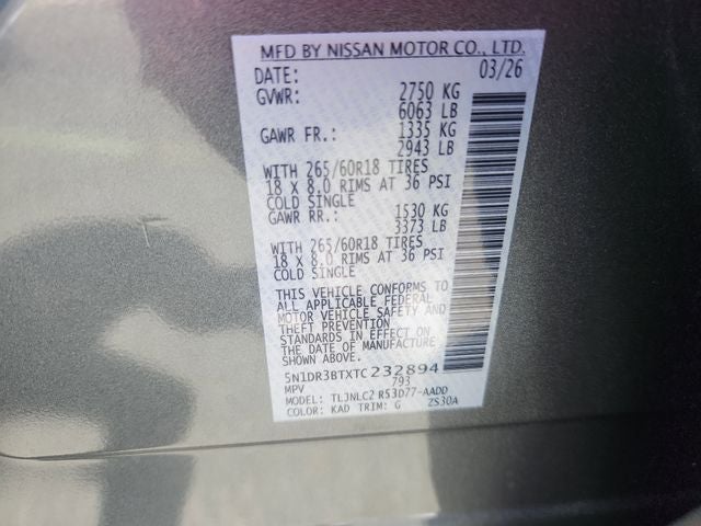 2026 Nissan Pathfinder Rock Creek