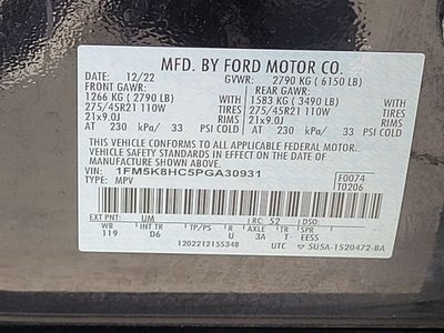 2023 Ford Explorer Platinum