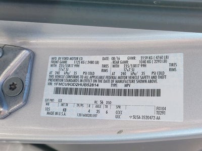 2017 Ford Escape SE