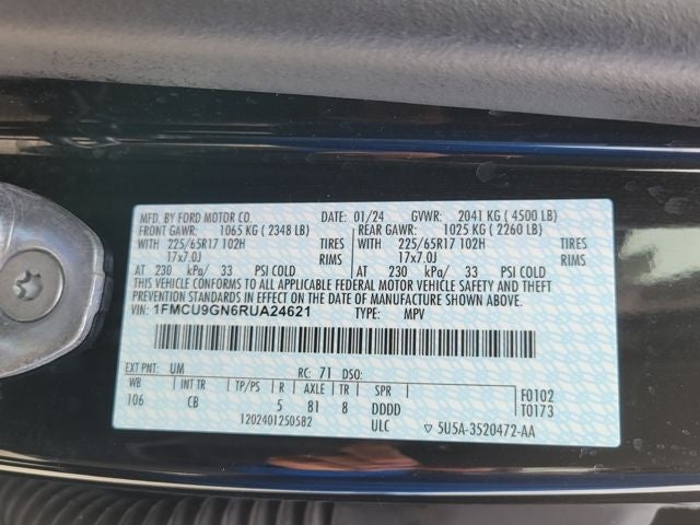 2024 Ford Escape Active