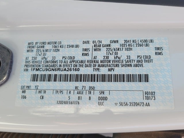 2024 Ford Escape Active