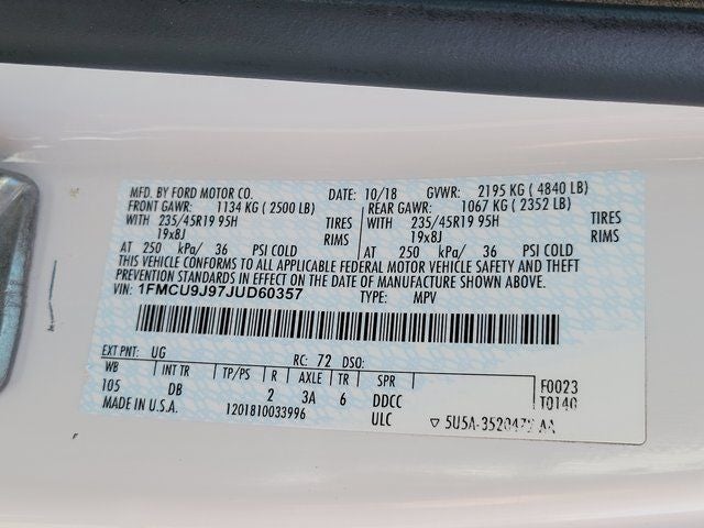 2018 Ford Escape Titanium