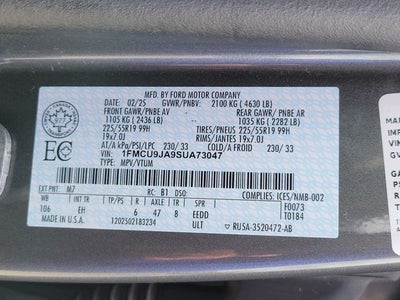 2025 Ford Escape Platinum