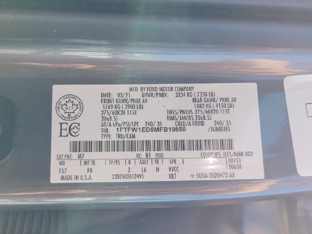 2021 Ford F-150 XLT