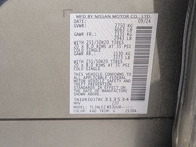 2024 Nissan Pathfinder Platinum