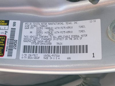 2017 Toyota Tundra SR5