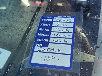 2016 Toyota 4Runner SR5 Premium