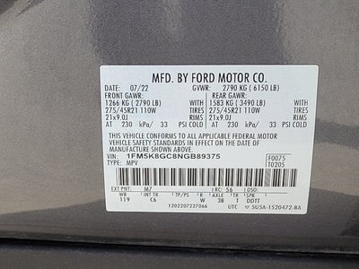 2022 Ford Explorer ST