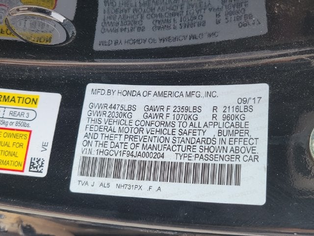 2018 Honda Accord Touring - Photo 16