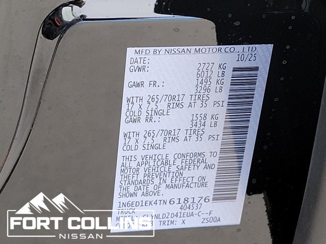 2026 Nissan Frontier PRO-4X