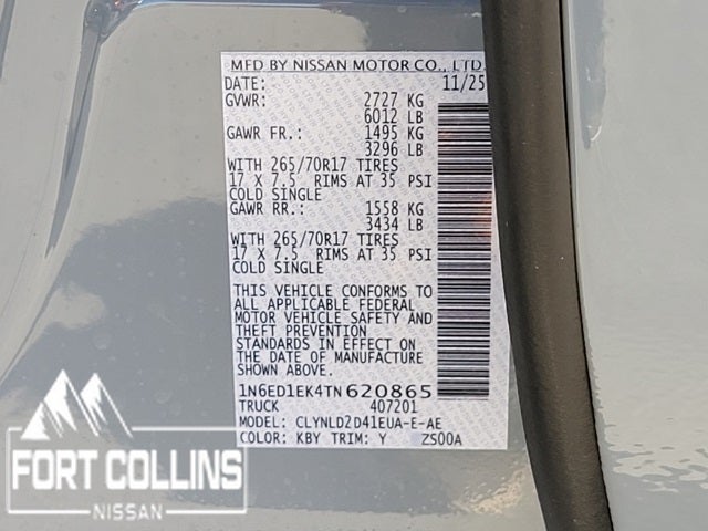 2026 Nissan Frontier PRO-4X