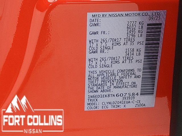 2026 Nissan Frontier PRO-4X