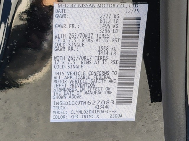 2026 Nissan Frontier PRO-4X