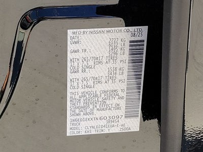 2026 Nissan Frontier PRO-4X