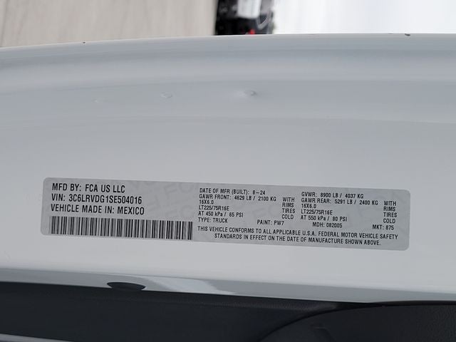 2025 RAM ProMaster 2500 High Roof