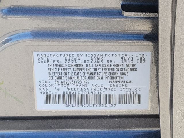 2026 Nissan Sentra SV