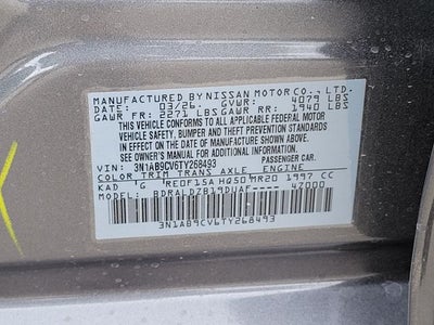 2026 Nissan Sentra SV