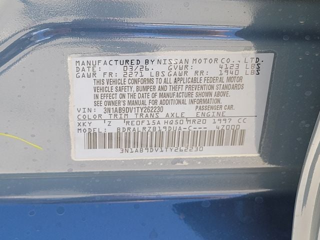 2026 Nissan Sentra SR