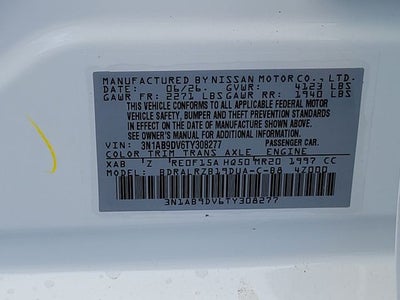 2026 Nissan Sentra SR