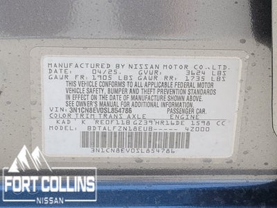 2025 Nissan Versa 1.6 SV