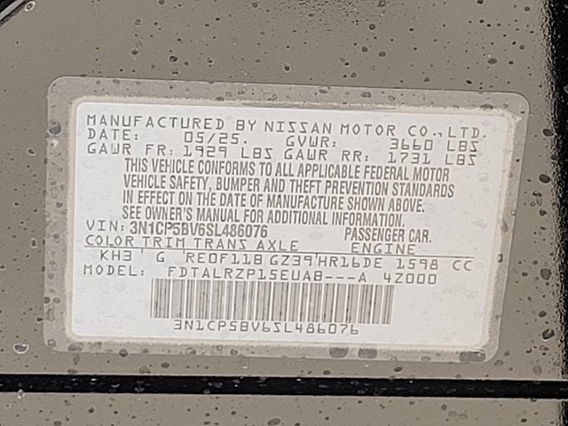 2025 Nissan Kicks Play S