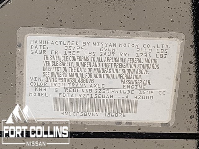 2025 Nissan Kicks Play S