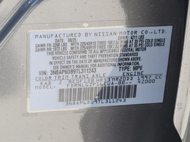 2026 Nissan Kicks SR