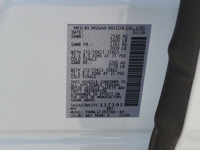 2026 Nissan Murano Platinum