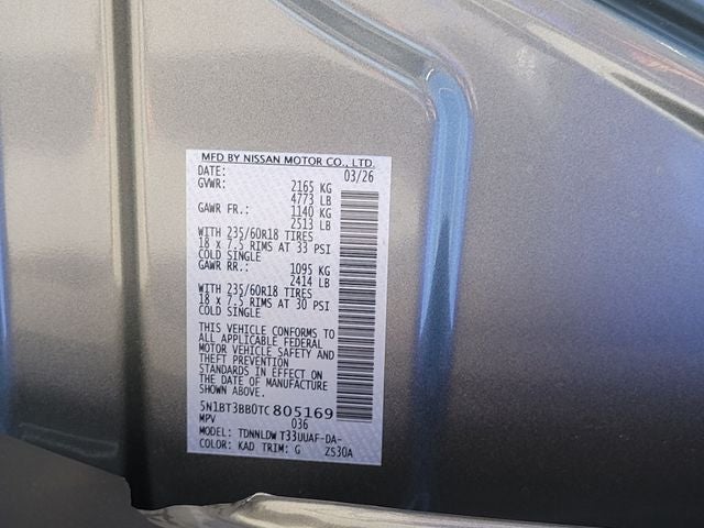 2026 Nissan Rogue SV