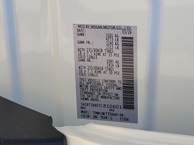 2026 Nissan Rogue SV