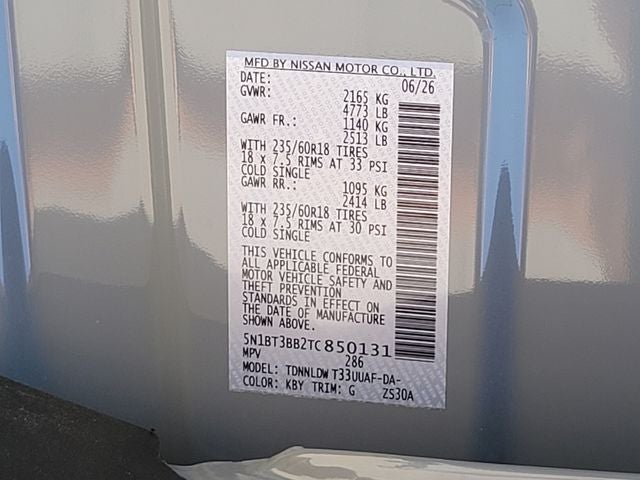 2026 Nissan Rogue SV