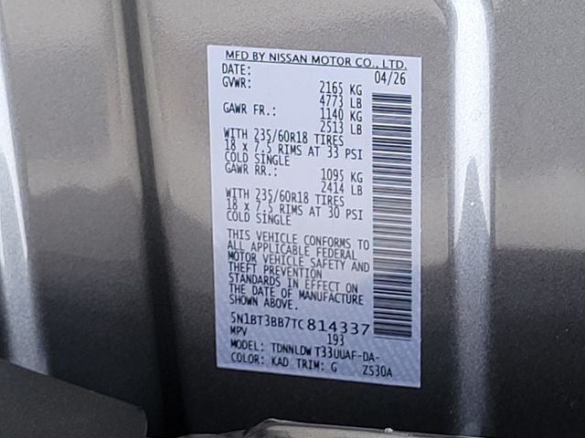 2026 Nissan Rogue SV